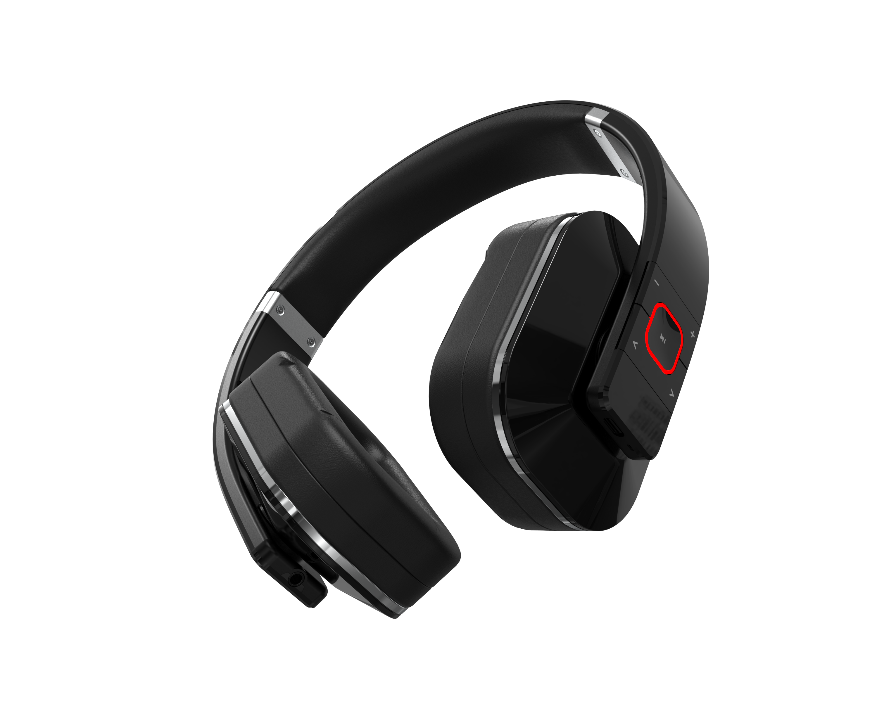 Voice-controlled smart assistant device with modern design, showing AI voice technology implementation, demonstrating advanced audio processing